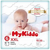 Купить mykiddo premium (майкиддо) подгузники-трусики для детей 15-22кг, 32 шт размер ххl в Городце