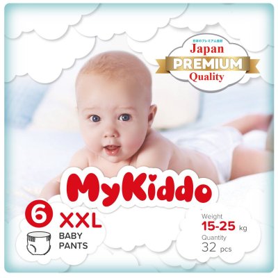 Купить mykiddo premium (майкиддо) подгузники-трусики для детей 15-22кг, 32 шт размер ххl в Городце