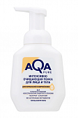 Купить aqa рure (аква пьюр) пенка для лица, тела интенсивно очищающая для нормальной и жирной кожи, 250 мл в Городце