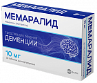 Купить мемаралид, таблетки диспергируемые 10мг 30шт в Городце