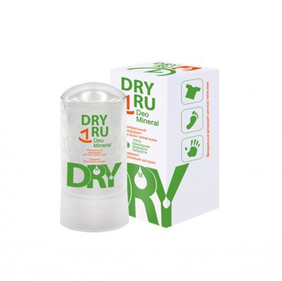 Купить драй ру (dry ru) минерал дезодорант для всех типов кожи 60 г в Городце