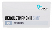 Купить левоцетиризин, таблетки, покрытые пленочной оболочкой 5мг, 30 шт от аллергии в Городце