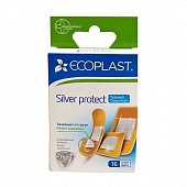Купить ecoplast silver protect набор тканевых пластырей, 16 шт в Городце