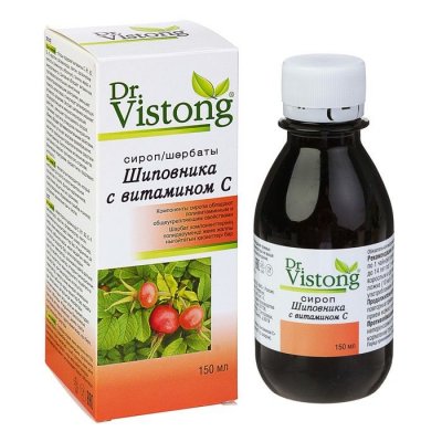 Купить dr. vistong (доктор вистонг) сироп шиповника с витамином с, 150мл в Городце