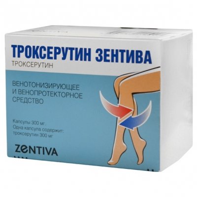 Купить троксерутин зентива, капс 300 мг №30 (зентива а.с., чешская республика) в Городце