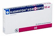 Купить кавинтон комфорте, таблетки диспергируемые 10мг, 30 шт в Городце