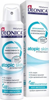 Купить deonica (деоника) дезодорант атопик скин аэрозоль 150мл в Городце