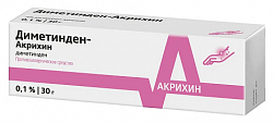 Купить диметинден-акрихин, гель для наружного применения 0,1%, 30г от аллергии в Городце