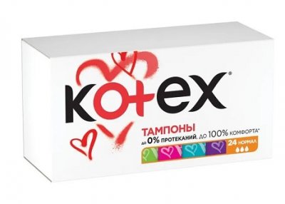 Купить kotex (котекс) тампоны супер 24шт в Городце