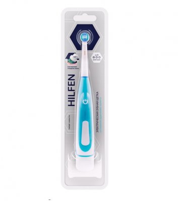 Купить хилфен (hilfen) электрическая зубная щетка мягкая голубая артикул r2021 в Городце