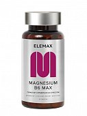 Купить elemax magnesium b6 max (элемакс магнезиум в6 макс) таблетки, 60 шт бад в Городце