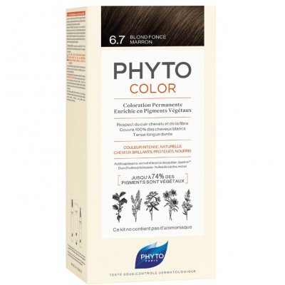 Купить фитосолба фитоколор (phytosolba phyto color) краска для волос оттенок 6.7 тёмно-шоколадный блонд в Городце