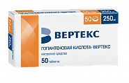 Купить гопантеновая кислота-вертекс, таблетки 250мг, 50 шт в Городце