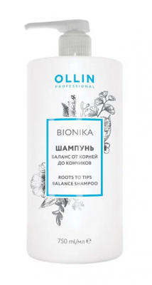 Купить ollin prof bionika (оллин) шампунь для волос баланс от корней до кончиков, 750мл в Городце