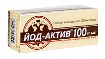 Купить йод-актив 100мкг, таблетки 60 шт бад в Городце