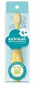 Купить lovular (ловулар) зубная щетка детская с 4-х месяцев, желтая в Городце