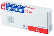 Купить диротон, таблетки 10мг, 28 шт в Городце