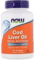 Купить now foods (нау фудс) рыбий жир из печени трески 1000мг, капсулы 1391мг, 90 шт бад в Городце