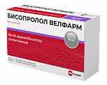 Купить бисопролол-велфарм, таблетки, покрытые пленочной оболочкой 10мг, 50 шт в Городце