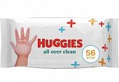 Купить huggies (хаггис) салфетки влажные для детей all over clean 56 шт в Городце