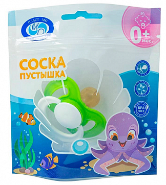 Пласт Мо соска-пустышка латексная тип 2 исполнение Б бантик