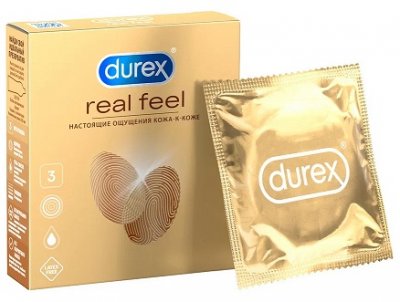 Купить durex (дюрекс) презервативы real feel 3шт в Городце