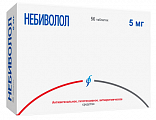 Купить небиволол, таблетки 5мг 56шт в Городце