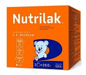Купить  nutrilak (нутрилак) 2 молочная смесь с 6 месяцев, 1050г в Городце