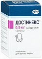 Купить достинекс, таблетки 0,5мг, 8 шт в Городце