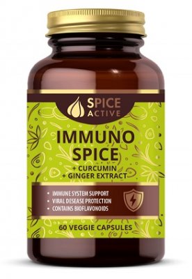 Купить spice active (спайс актив) комплекс для иммунитета с куркумином и имбирем, капсулы 60 шт бад в Городце