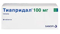 Купить тиапридал, таблетки 100мг, 20 шт в Городце