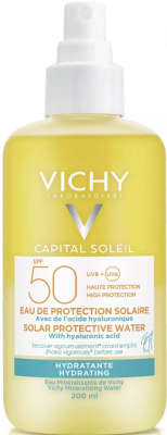 Купить vichy capital soleil (виши) спрей двухфазный для тела увлажняющий 200мл spf50 в Городце