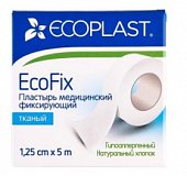 Купить ecoplast ecoplast медицинский фиксирующий тканый 1,25см х 5м в Городце