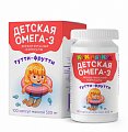 Купить кук ля кук омега-3 для детей, капсулы жевательные 500мг, 100 шт со вкусом тутти-фрутти бад в Городце