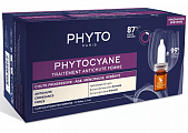 Купить phytosolba phytocyane (фитосольба фитоциан) сыворотка против выпадения волос для женшин, флакон 5мл 12 шт в Городце