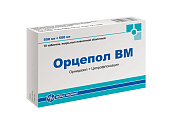 Купить орцепол вм, таблетки, покрытые пленочной оболочкой 500мг+500мг, 10 шт в Городце
