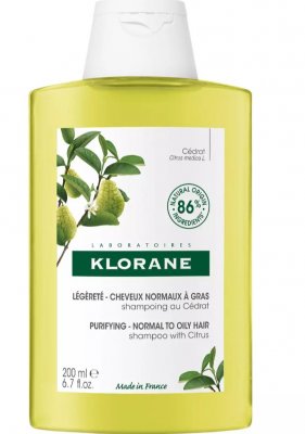 Купить klorane (клоран) шампунь тонизирующий с мякотью цитрона, 200мл в Городце