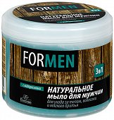 Купить флоресан (floresan) мыло натуральное мужское для кожи, волос и бритья 3в1, 450мл в Городце