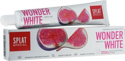 Купить сплат (splat) зубная паста специал wonder white отбеливающая мятный вкус, 75мл в Городце