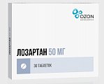 Купить лозартан, таблетки, покрытые пленочной оболочкой 50мг, 30 шт в Городце