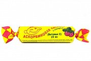 Купить аскорбиновая кислота с сахаром, таблетки со вкусом малины, 10 шт бад в Городце