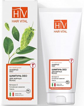 Hair Vital (Хэйер Виталь) шампунь для жирных волос, 200мл