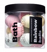 Купить fabrik cosmetology (фабрик косметик) шарики бурлящие маленькие для ванны rainbow balls 300 гр в Городце