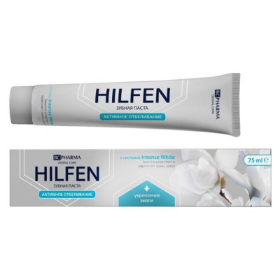 Купить хилфен (hilfen) bc pharma зубная паста активное отбеливание, 75мл в Городце