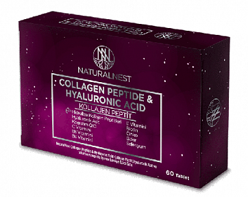 НатуралНест Пептиды Коллагена и Гиалуроновая кислота, таблетки массой 500мг 60шт БАД
