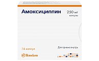 Купить амоксициллин, капсулы 250мг, 16 шт в Городце
