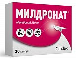 Купить милдронат, капсулы 250мг, 20 шт в Городце