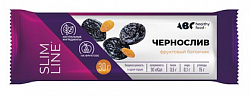 Батончик фруктовый с черносливом неглазированный на фруктозе ABC Healthy Food 30г БАД