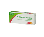 Купить бисопролол-тева, таблетки, покрытые пленочной оболочкой 5мг, 30 шт в Городце