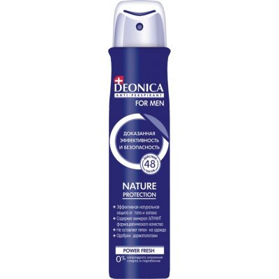 Купить deonica (деоника) дезодорант-спрей nature protection для мужчин, 200мл в Городце